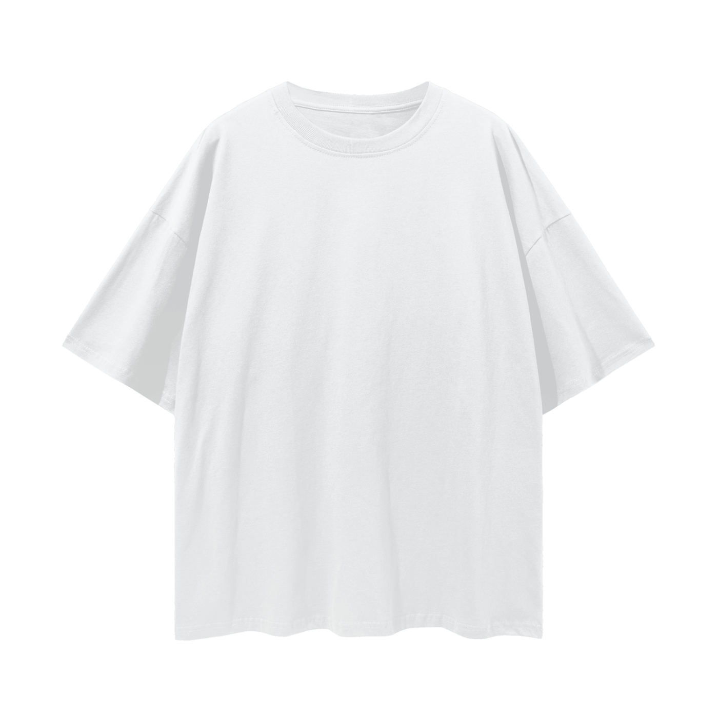 AAA bLANK T shirts Streetwear Loose Drop Shoulder T-Shirt